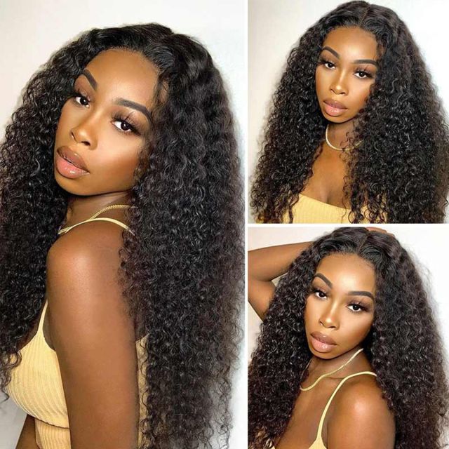Laborhair 13x6 Lace Front Wig Curly Virgin Human Hair Wigs