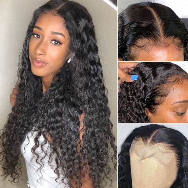 Laborhair 5x5 Water Wave Lace Wig Lace Closure Wigs