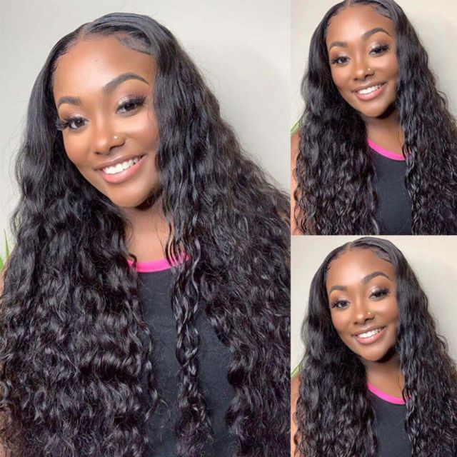 Laborhair 5x5 Water Wave Lace Wig Lace Closure Wigs