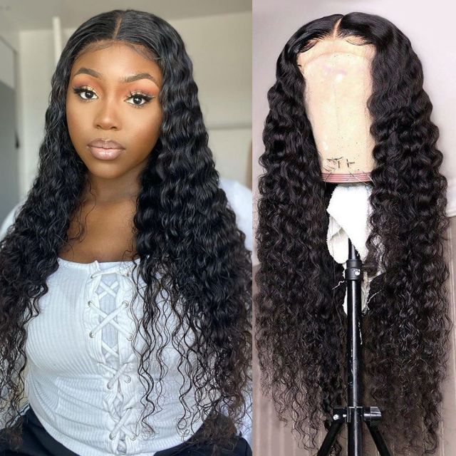 Laborhair 5x5 HD Lace Closure Wigs High Quality Deep Wave 6×6 Wig 180% Density