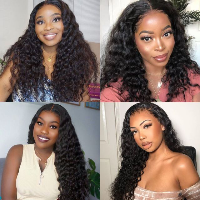Laborhair 13x4 HD Lace Front Wigs Loose Deep Wave Human Hair Wigs 180% Density