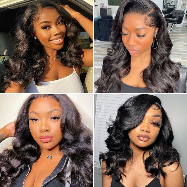 Laborhair Body Wave Shoulder Length Wig Lace Front Wig