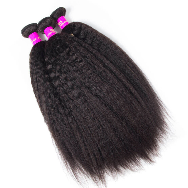 Laborhair Kinky Straight Hair Brazilian Virgin Hair 3 Bundles High Quality Virgin Human Hair Yaki Straight Hair Vendors