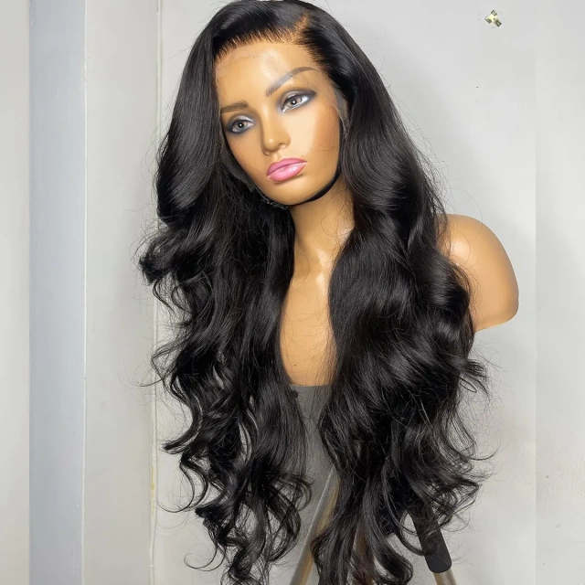 Laborhair Body Wave HD Glueless Lace Human Hair Wig 180% Density