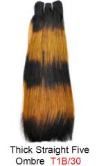 Thick Straight Five Ombre T1B/30