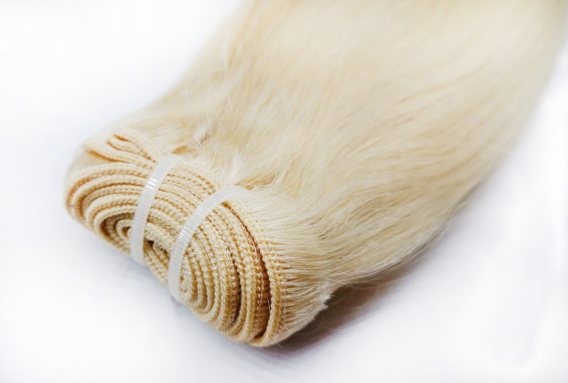 #613 blonde human hair weft bundle extension (100g) 26pcs in stock for sale (NO FREE SHIPPING)