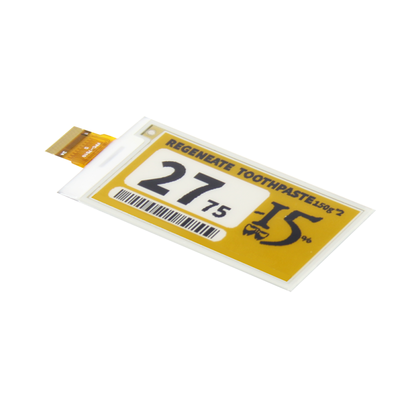 DKE 2.66 Inch Black/White/Yellow ePaper Display