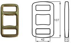 one way buckle lashing strap china