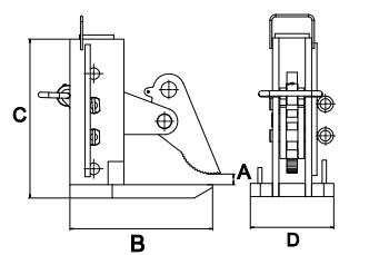 h-lift horizontal lifting clamp