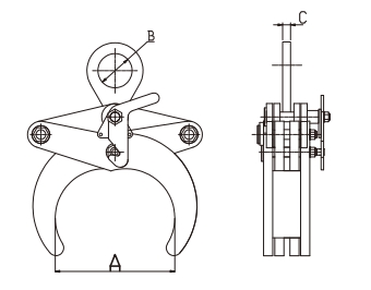 H-Lift Round Steel Lifting Clamp