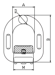 G-80 D Ring With Spring