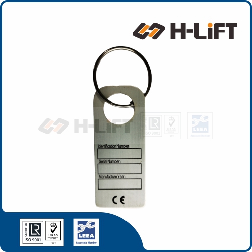 Chain Sling Identification Tag