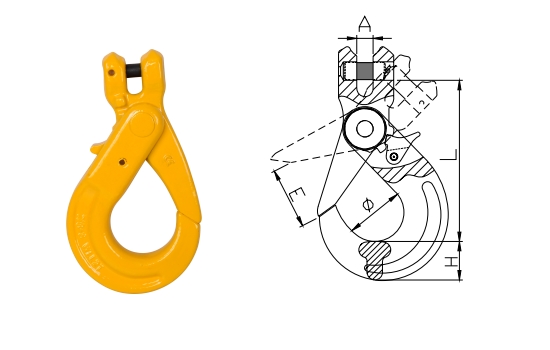 G8 Clevis Safety Hook EN 1677