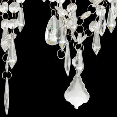 Luxury Hanging Ceiling Light Glass Crystal Wedding Chandelier