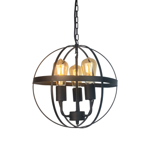 decorative Hotel Loft Vintage Industrial Metal round pendant ceiling lights Lamp modern for offices Farmhouse Pendent Light_NS-120406