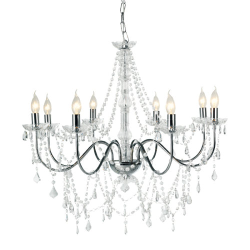 Top selling crystal BIG chandelier 12 lamp holders use for hotel and weeding decoration ns-120125