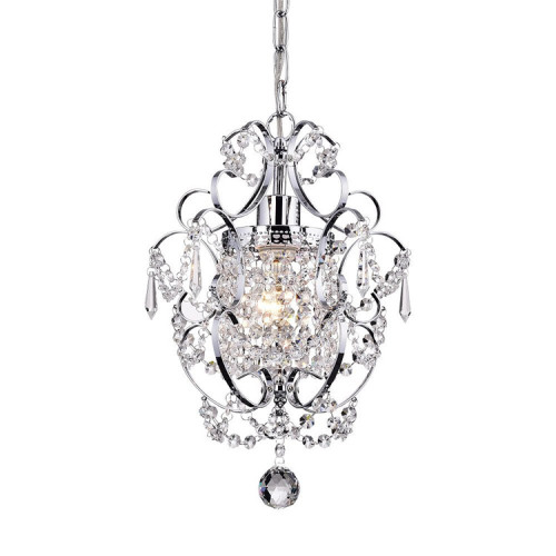 Hanging 1-light for Bedroom Beaded Crystal Chandelier & Pendant Lights Wrought Iron Mini Cheap Acrylic Modern European