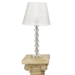 unique power outlet silk fabric white antique desk light base lampshade hotel luxury crystal glass design table lamp