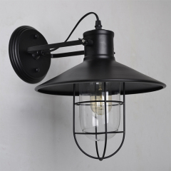 China supplier iron industrial wall lamp for loft decoration