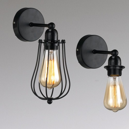 China supplier iron industrial wall lamp for loft decoration