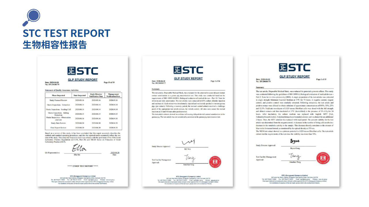 RAPPORT D'ESSAI STC