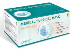 Mascarilla quirúrgica médica de 3 capas ASTM F2100-L3