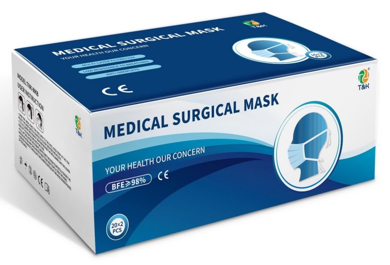 3 Ply Type IIR Medical Surgical Face Mask (Tie-On)