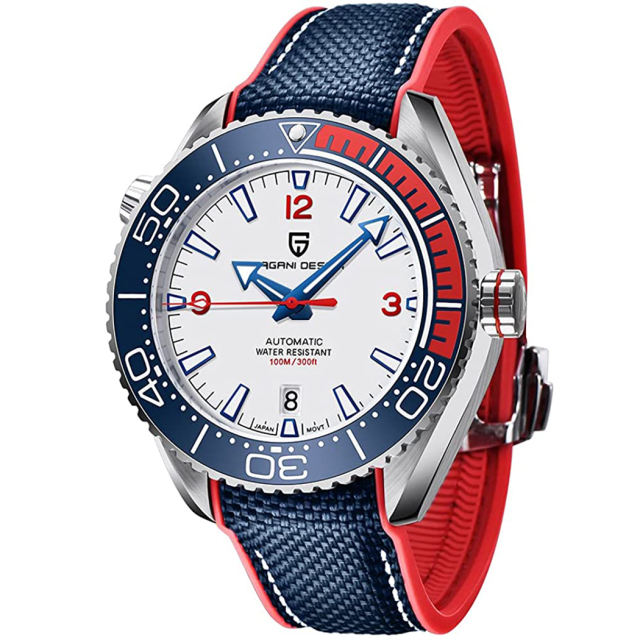 PAGANI DESIGN Men's Watches Automatic Mechanical Wristwatch Ceramic Bezel Waterproof Top Brand Sports Watch New Sapphire Glass Watches Men