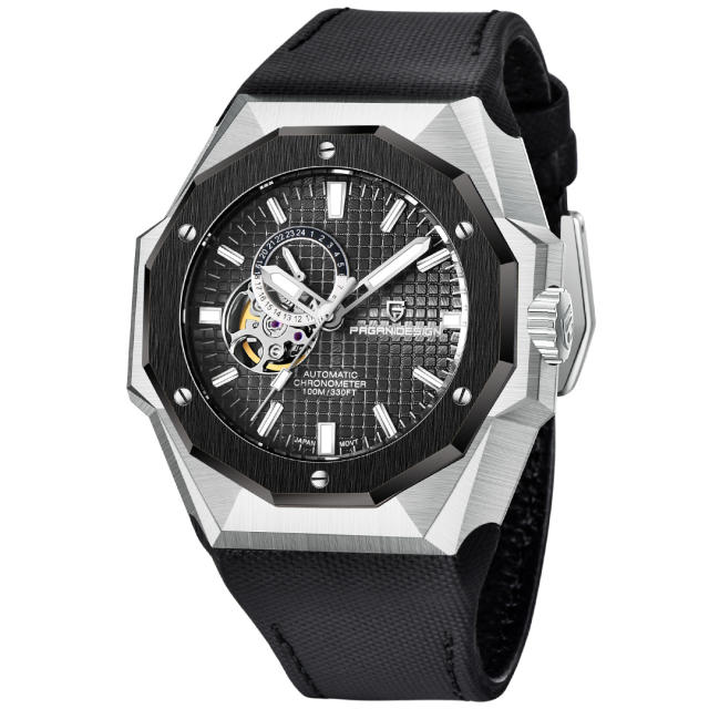 PAGANI DESIGN PD-YS010 Men's Automatic Watches 42mm Unique Stainless Steel Mechanical Wrist Watches for Men SEIKO NH39 Movement