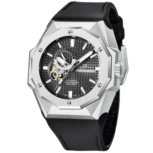 PAGANI DESIGN PD-YS010 Men's Automatic Watches 42mm Unique Stainless Steel Mechanical Wrist Watches for Men SEIKO NH39 Movement