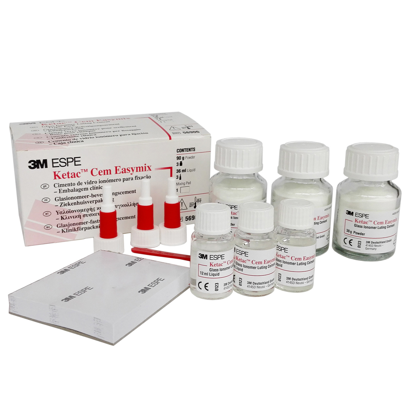 Dental M Espe Ketac Cem Glass Ionomer Cement Easymix Triple Pack