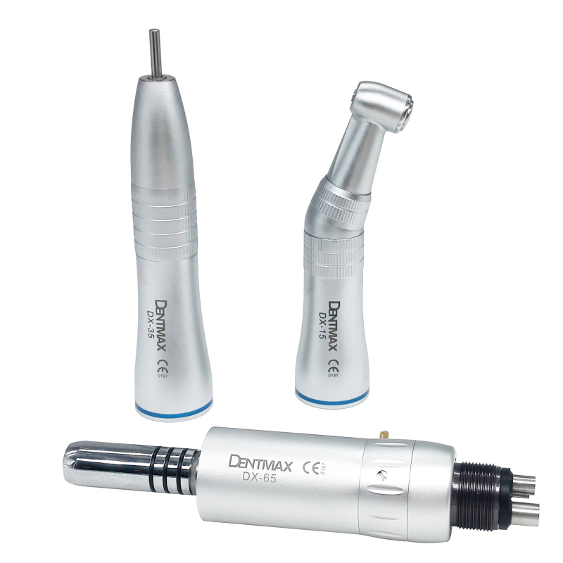 Dental DENTMAX E-Type Inner Water Low Speed Contra Angle Air Motor Handpiece Kit 2/4Hole