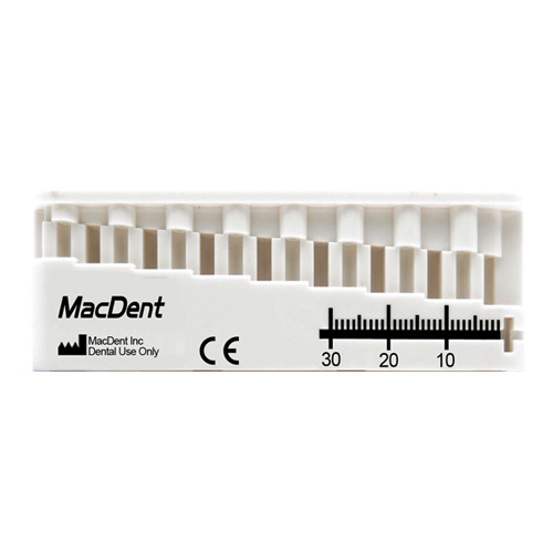 Dental MacDent MINI-ENDO-BLOC Endo Root Canal Measuring Ruler