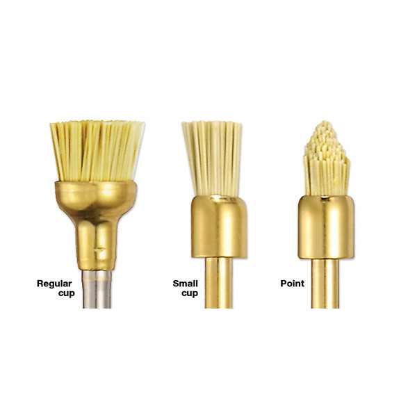 KERR Dental Finishing Polishing Occlubrush Small/Regular Cup Point Brushes