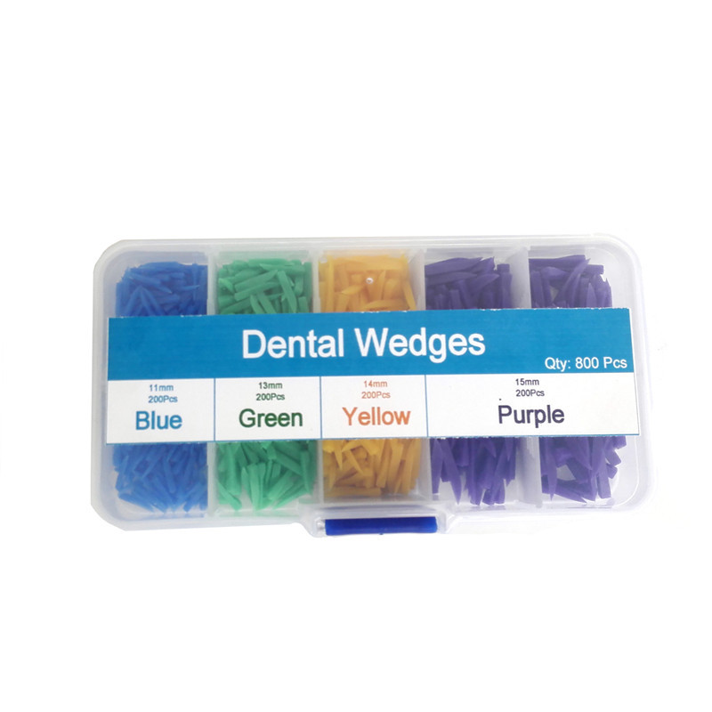 4 Sizes Dental Disposable Teeth Diastema Wedges Denture Material Supply 800 PCS