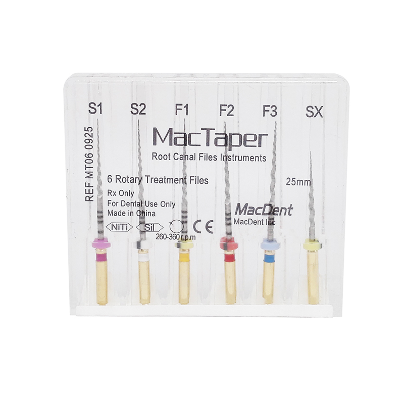 MacDent MacTaper Dental Universal Rotary Root Canal Shaping Finishing Engine Files Protaper Files