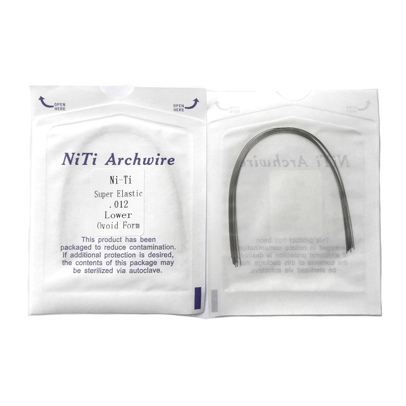 Dental Orthodontic Super Elastic Niti Ovoid Form Arch Wires