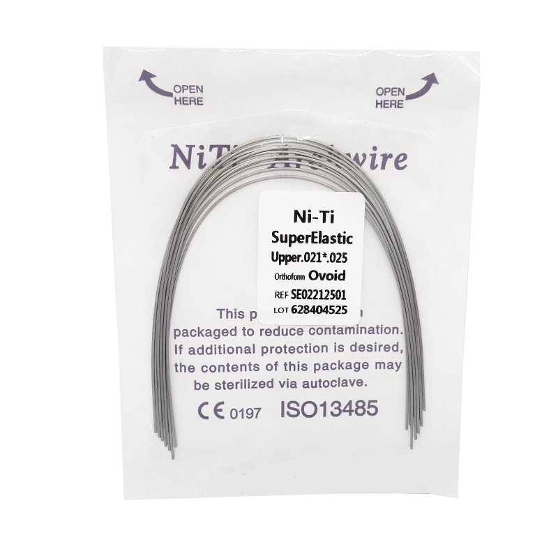Dental Orthodontic Super Elastic Niti Square Form Arch Wires