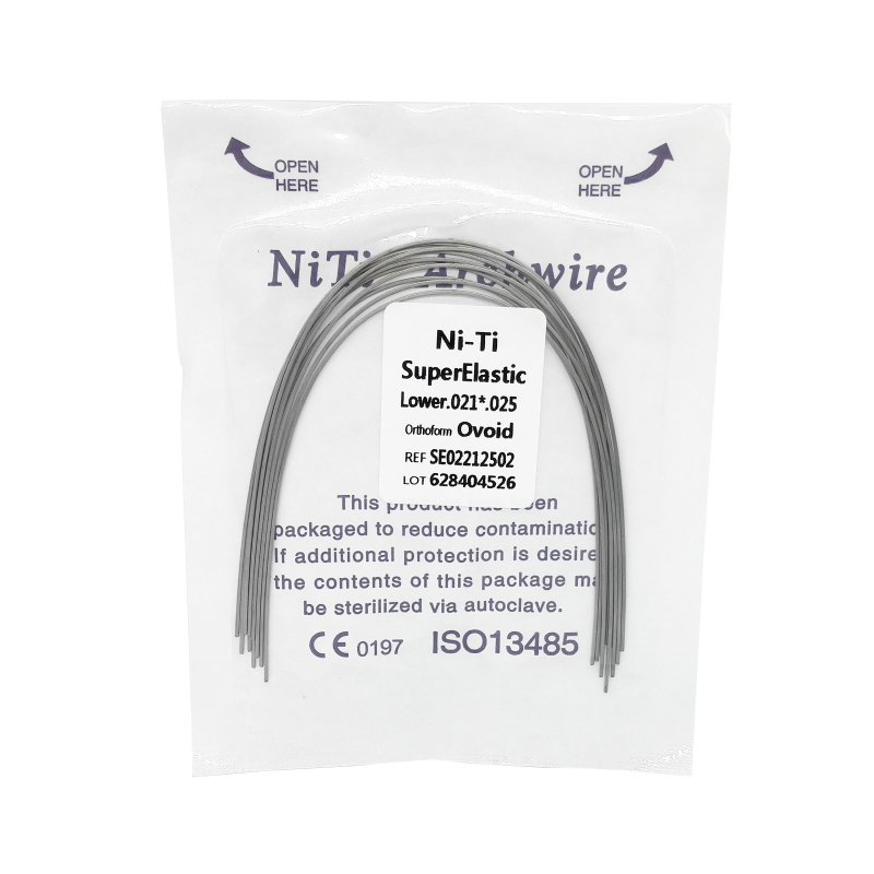 Dental Orthodontic Super Elastic Niti Square Form Arch Wires