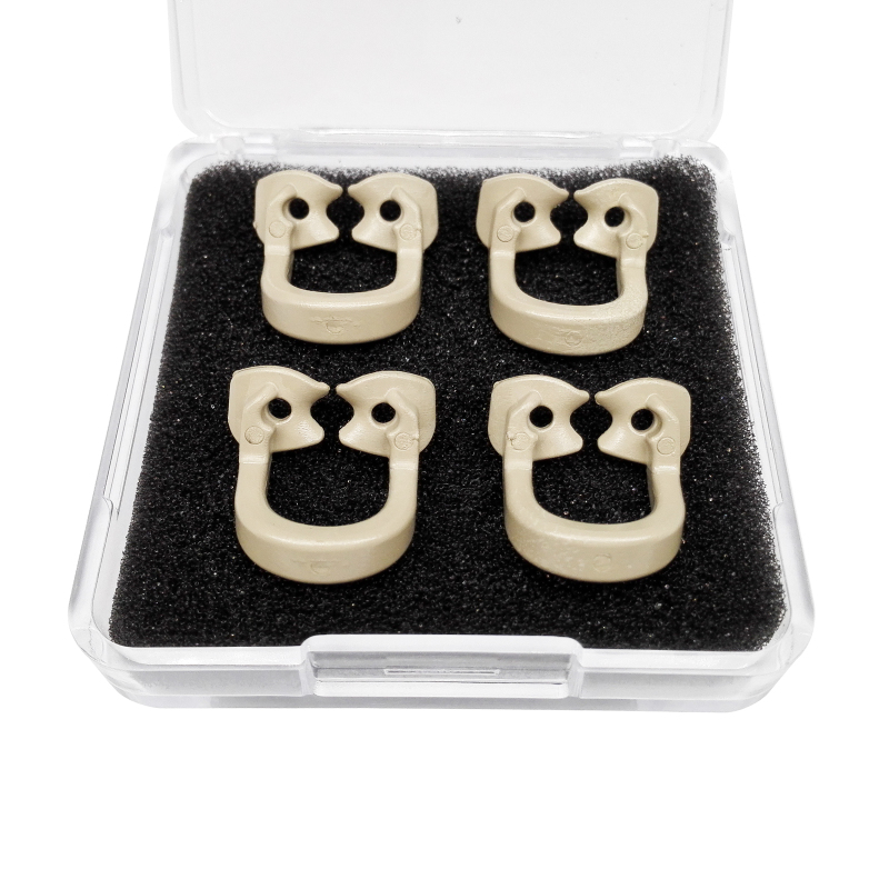 Dental Resin Soft Clamp Universal Rubber Molar / Premolar Teeth Dam Sheet