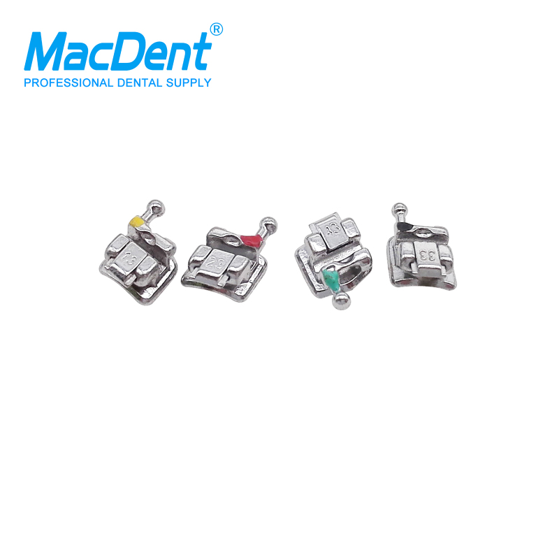 MacDent Dental Orthodontic Self-Ligating Metal Bracket Mini Roth/MBT.022 345 H