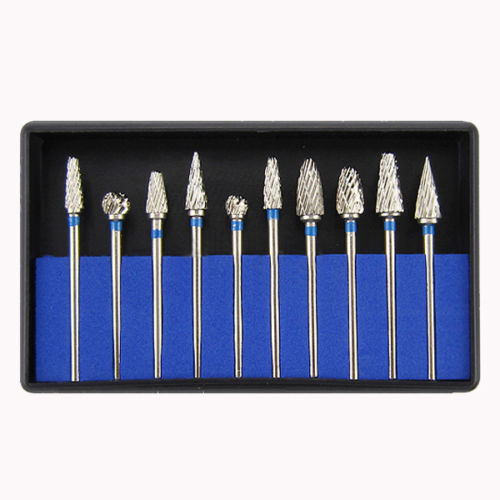 Dental Lab Polishing Bur Drills Tungsten Steel Carbide Burs Burrs 2.35MM