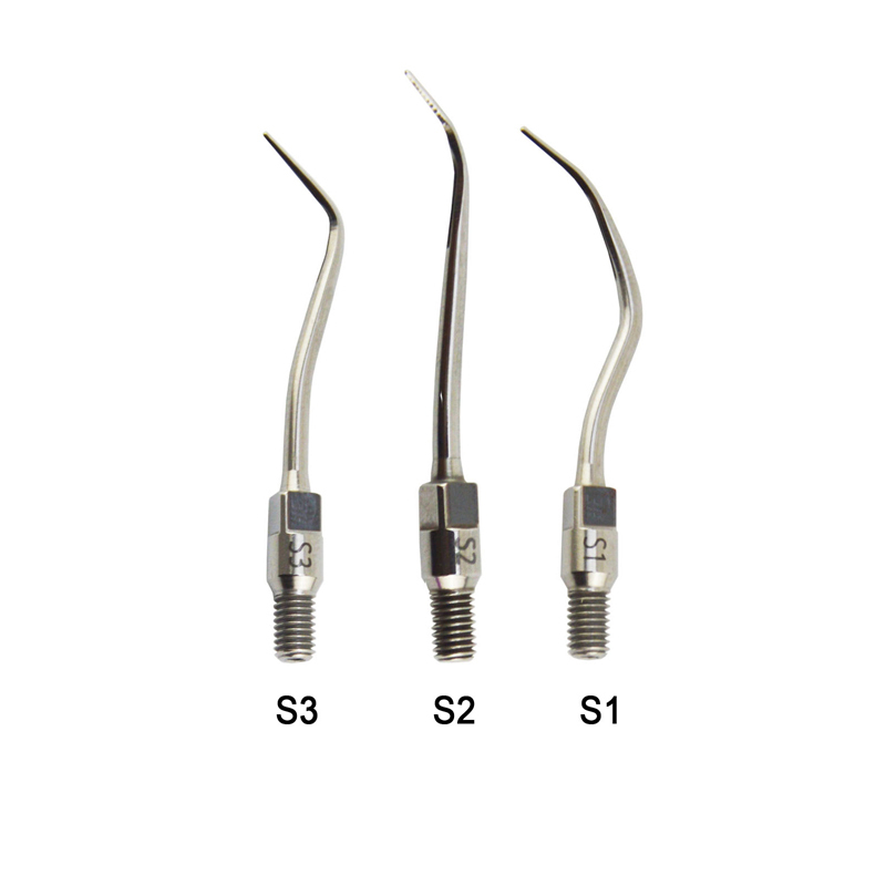 Dental Ultrasonic Air Scaler Scaling Endo Perio Tips S1 S2 S3