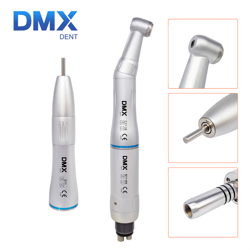 DMXDENT Dental Low Slow Speed Handpiece Contra Angle Straight Air Motor E-type