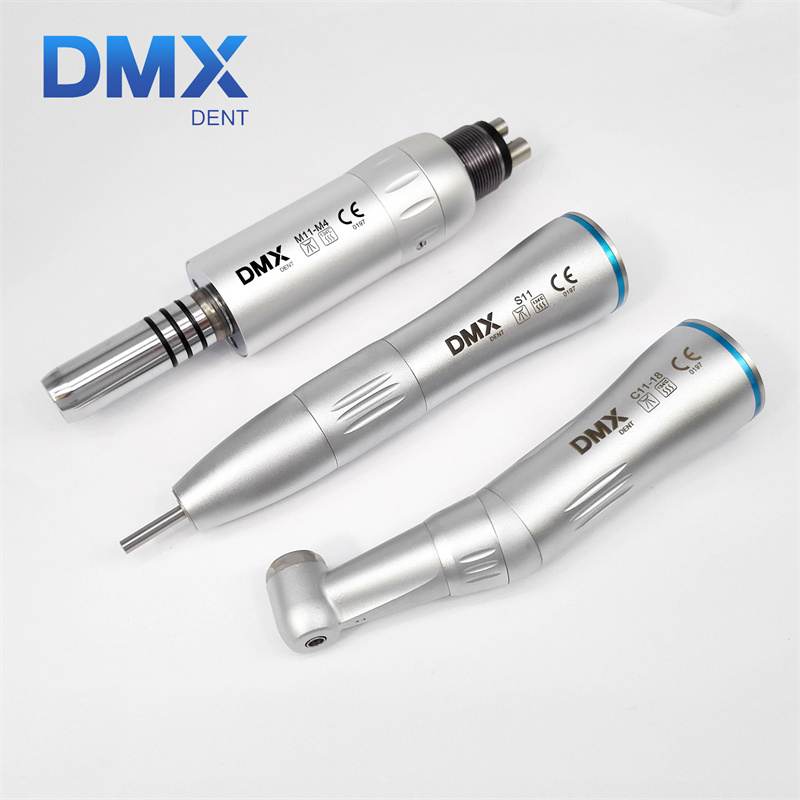 DMXDENT Dental Low Slow Speed Handpiece Contra Angle Straight Air Motor E-type