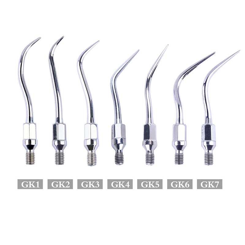 Dental Scaling Tips GK1/2/3/4/5/6/7/11 for Air Ultrasonic Scaler Handpiece
