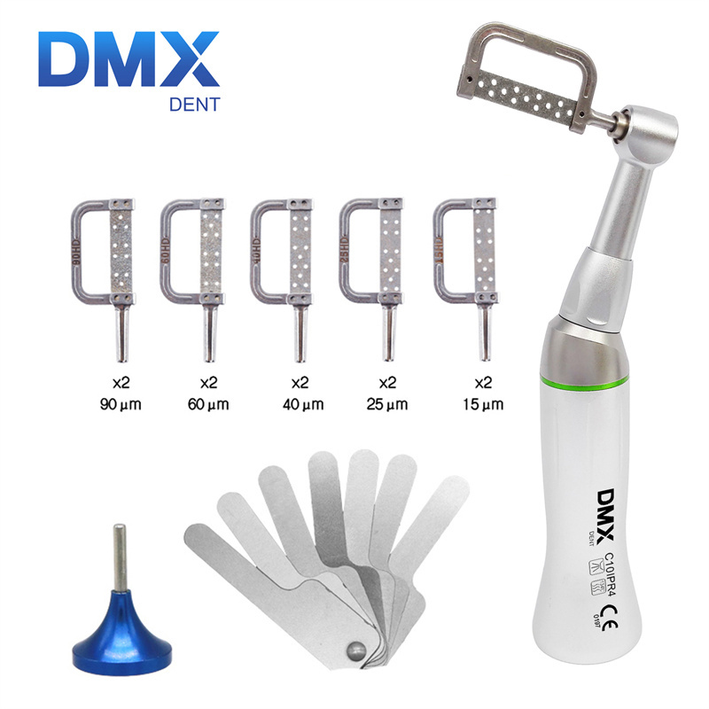 DMX-DENT Dental C10IPR4 Contra Angle Handpiece Interproximal Reduction Set  4:1