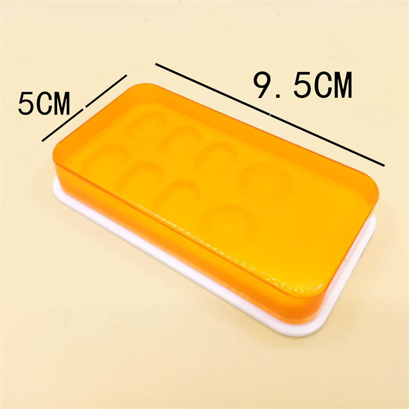 3Pcs Dental Mixing Well Composite Resin Light-proof Shading Protector Orange
