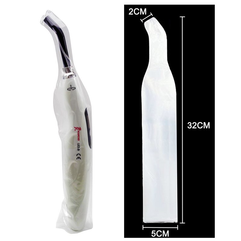 500Pcs Dental Curing Light Body Protective Sheath Disposable Plastic Covers