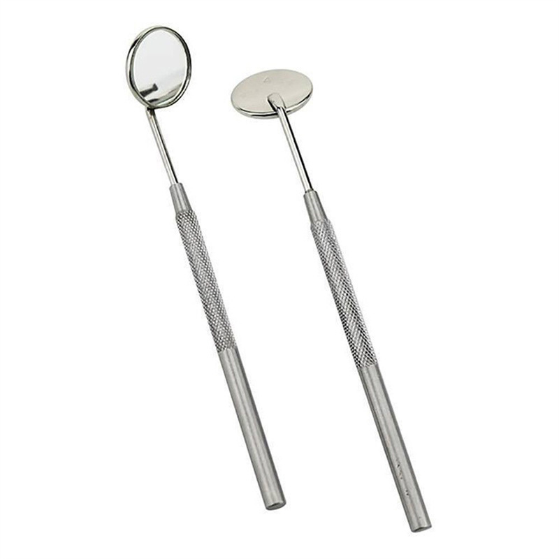 Orthodontic Dental Mirror With Handle #4 Magnifying Pack Of 10 Pcs